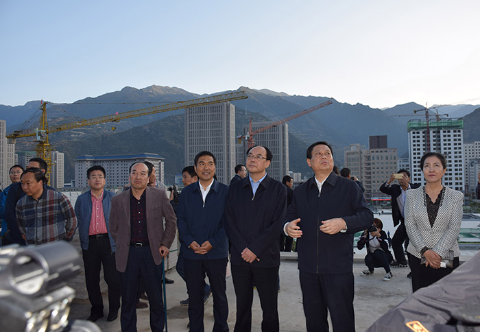 全國(guó)、省市政協(xié)委員體驗(yàn)蘭渝鐵路、視察階州廣場(chǎng)